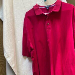 Lands End Fushia Polo